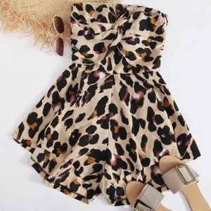 cheetah romper